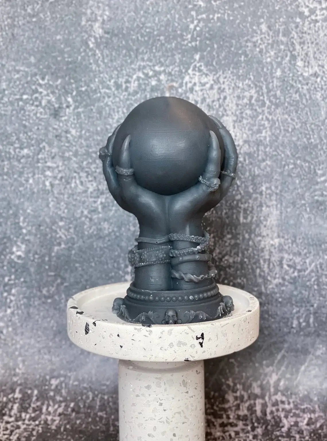 Crystal Ball Candle | Mystical Sculptural Soy Wax