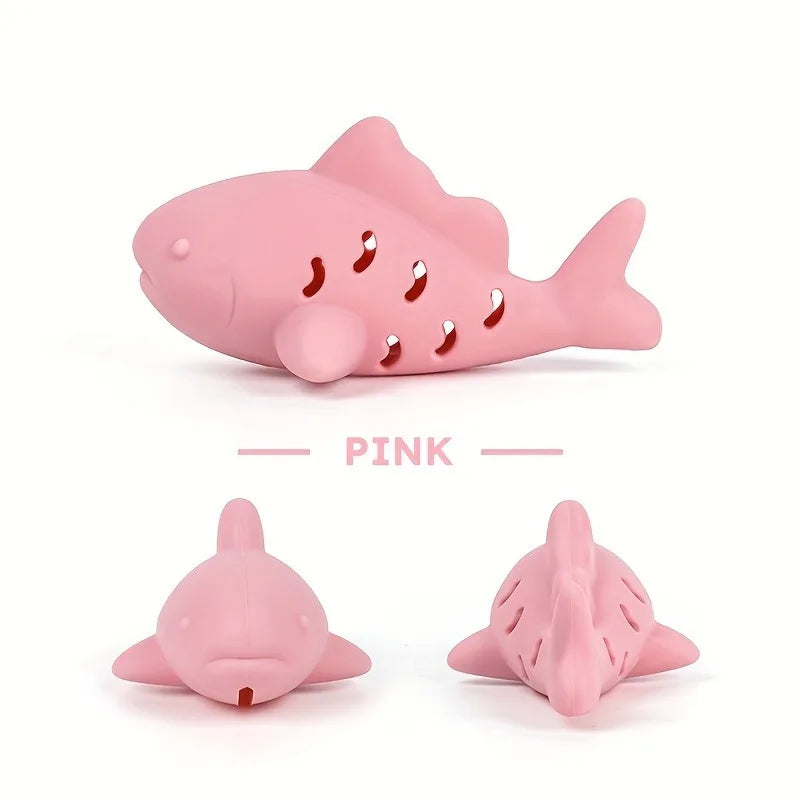 Interactive Silicone Chew Toy for Cats & Dogs
