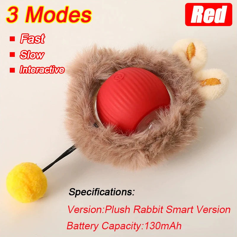 Smart Auto-Rolling Ball Toy for Cats