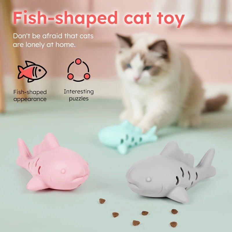 Interactive Silicone Chew Toy for Cats & Dogs