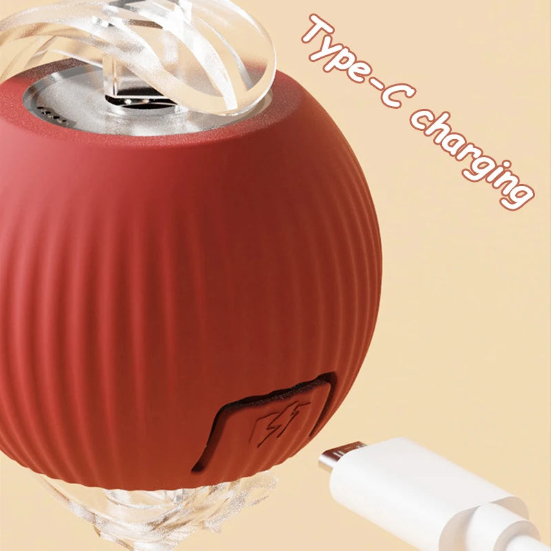 Smart Auto-Rolling Ball Toy for Cats
