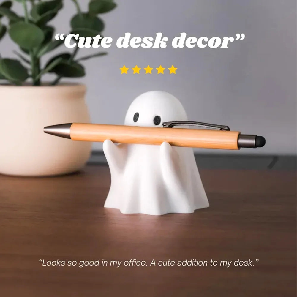 Ghost Pen Holder | Cute Desktop Stationery Organizer