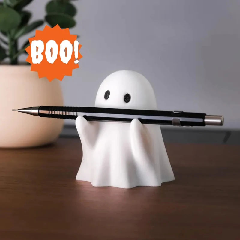 Ghost Pen Holder | Cute Desktop Stationery Organizer