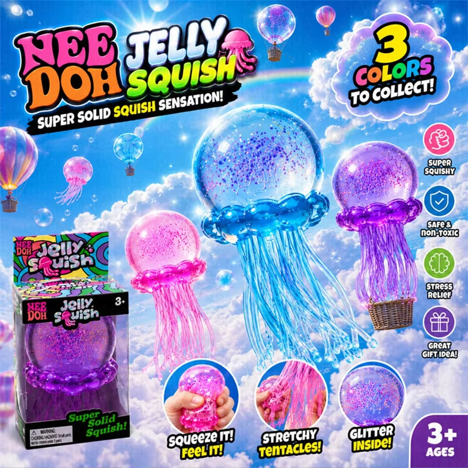 Jellyfish Squishy Sensory Fidget Toy
