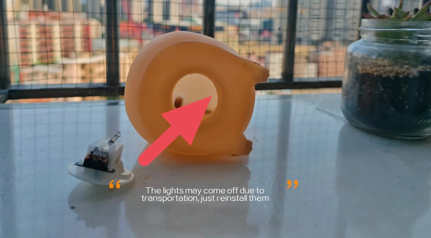 Capybara Night Light | Cute LED Bedside Lamp