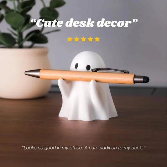 Ghost Pen Holder | Cute Desktop Stationery Organizer