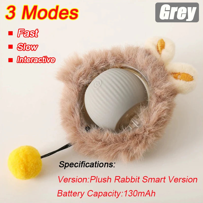 Smart Auto-Rolling Ball Toy for Cats