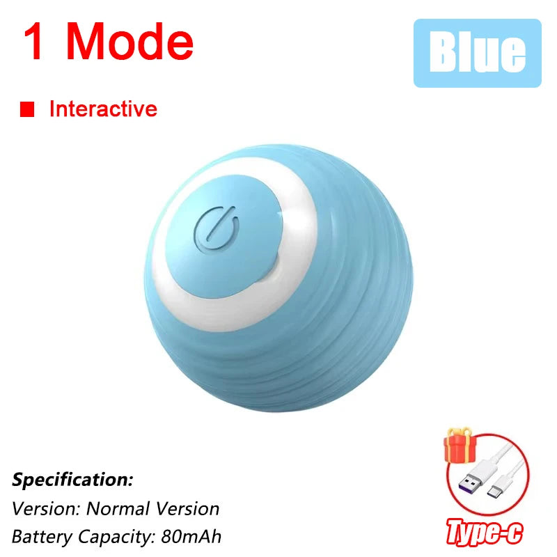 Smart Auto-Rolling Ball Toy for Cats